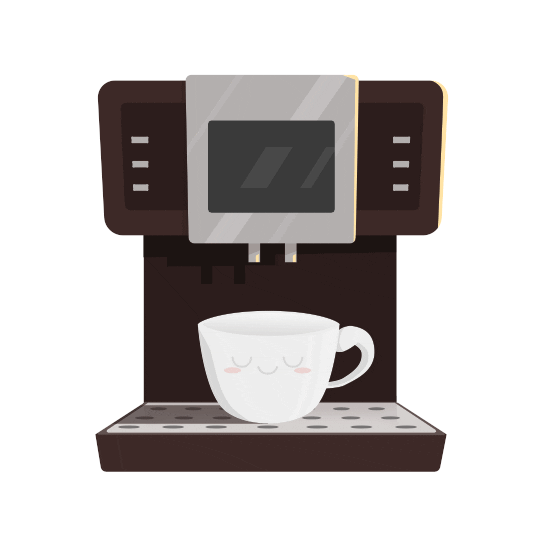 Coffee Machine Sticker by Mynd SK/CZ for iOS & Android GIPHY