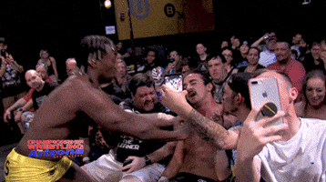 Freak Out Reaction GIF by United Wrestling Network
