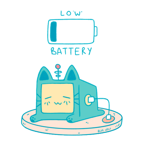 Tired Zzz Sticker by Blue wolf