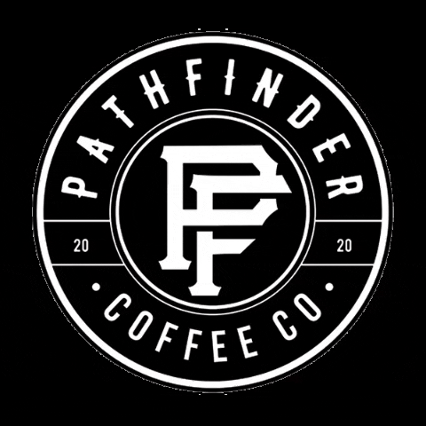 pathfindercoffeeco pf pfc coffee logo pfcc GIF