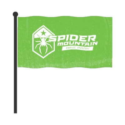 Spider Mountain Sticker