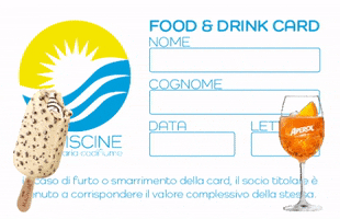 lepiscine lepiscine aperitivo food fooddrink drink card tessera GIF