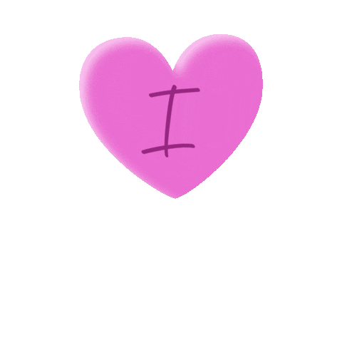 I Love You Heart Sticker