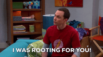 Rooting For You Season 8 GIF by The Big Bang Theory