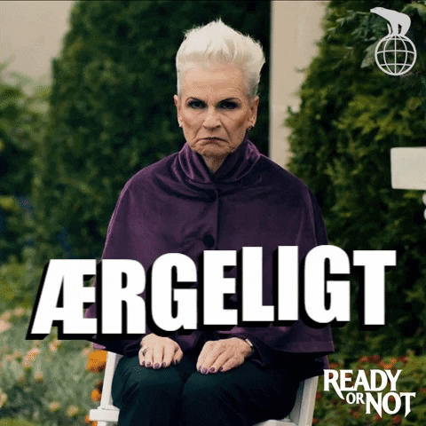 Angry Old Woman GIF by Nordisk Film - Vi elsker film
