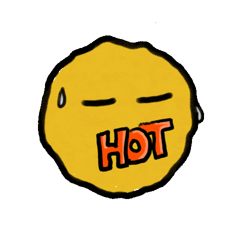 Summer Heat Doodle Sticker