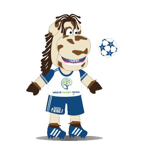 Soccer Juggling Sticker by Where Smiles Grow - Pediatric Dentistry