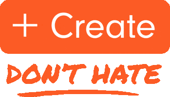 Dont Hate Create Sticker by Sungenre