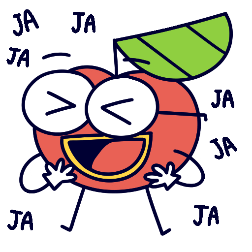 Happy Fruit Sticker
