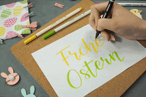 Lettering Brush GIF by STABILO