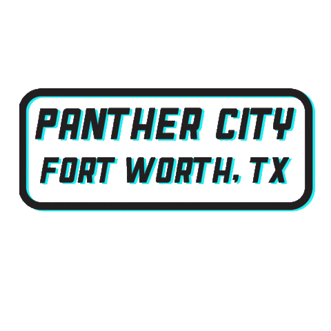 Cowtown Panther City Sticker by Fort Worth Locals