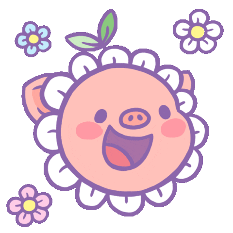 Happy Flower Sticker by Alba Paris