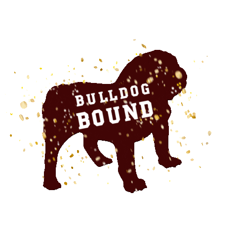 Bulldog Sticker by MS State Admit