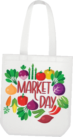 Farmers Market Bag Sticker by City of Holland