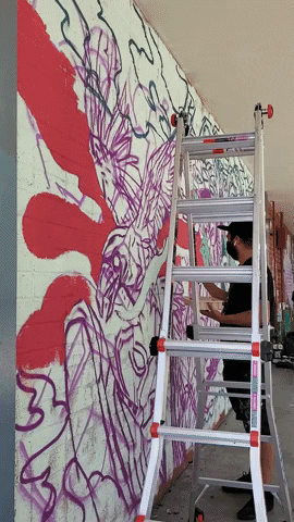 Overwhelm Street Art GIF by SSLA Mural Festival 2021