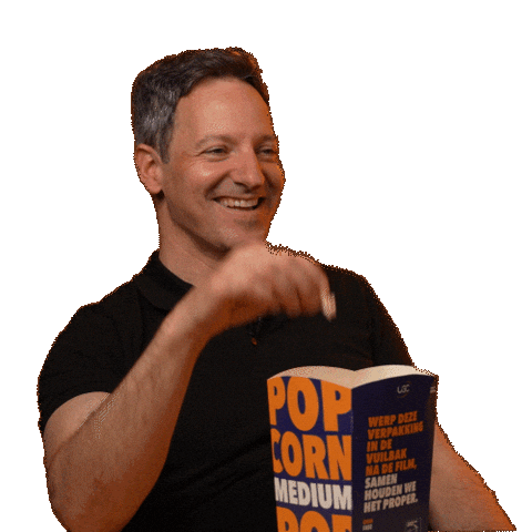 Drama Popcorn Sticker by PVDA