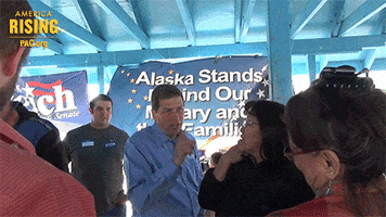 disappear mark begich GIF by America Rising PAC