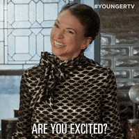 Are You Excited Tv Land GIF by YoungerTV