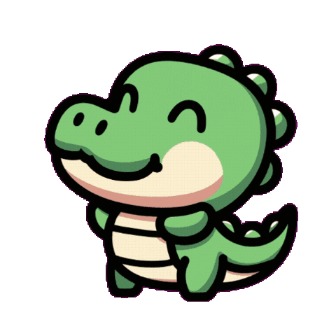 Pasta Alligator Sticker by Ride PSTA