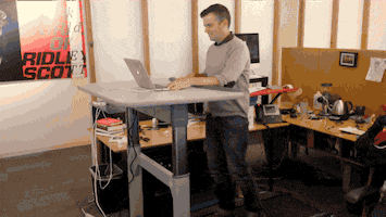 beaelshow work desk treadmill treadmilldesk GIF