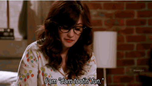zooey deschanel darn tootin fun GIF by Fox TV | How to assess compatibility in a relationship