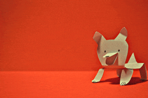Puppy Paper GIF by Philippa Rice