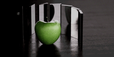 Apple Mirror GIF by Blobby Barack