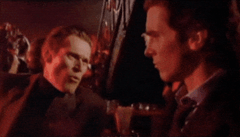 Christian Bale Nodding GIF