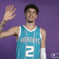 Waving Lamelo Ball GIF by Charlotte Hornets