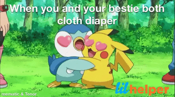 best friends pokemon GIF by Lil Helper Cloth Diapers