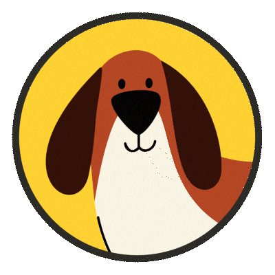 Hound Dog Sticker by Real Reason for Pets