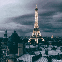 Eiffel Tower Night GIF by mylittleparis