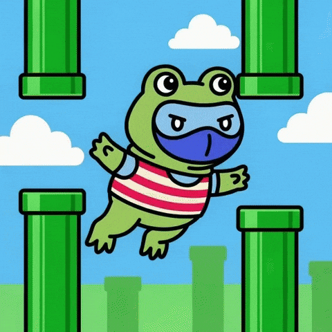 Flying Flappy Bird GIF by Doge Pound