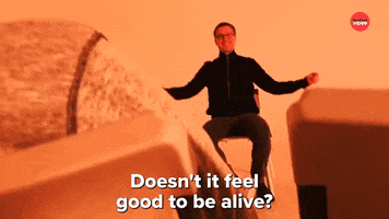 Feeling Alive GIF by BuzzFeed