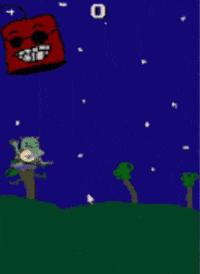 Flappy Bird Fez GIF