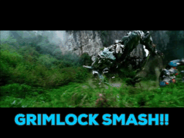 pascalkernan mad grimlock tranformers grimlock smash GIF