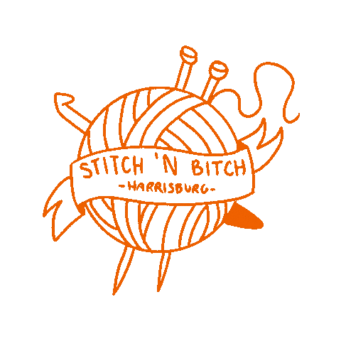 Crochet Knitting Sticker
