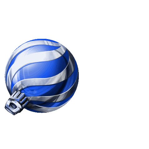 Art Christmas Sticker