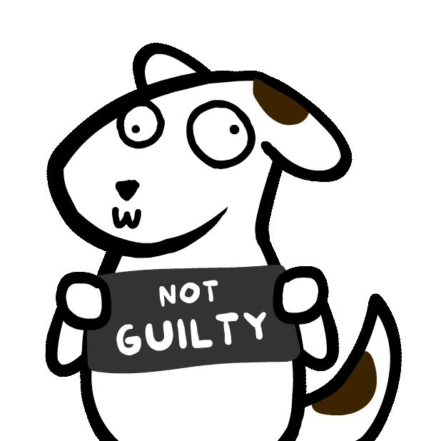 Dog Sticker by Poku Meow