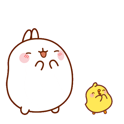 Happy Standing Ovation Sticker by Molang