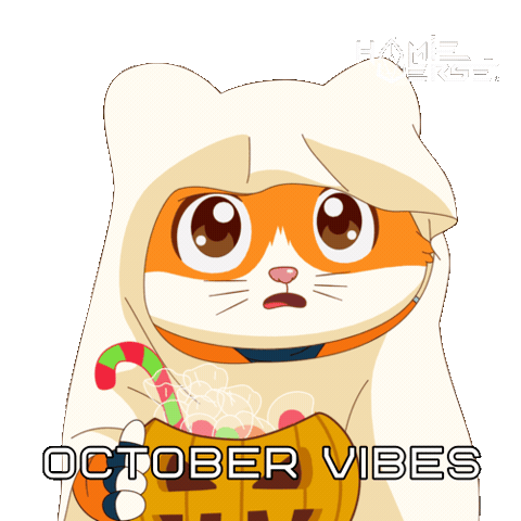 Awkward Trick Or Treat Sticker by Hamieverse