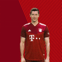 Robert Lewandowski Reaction GIF by FC Bayern Munich