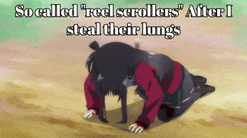 Scrolling Magical Girl GIF