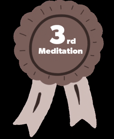 hellocore meditation trophy award meditate GIF