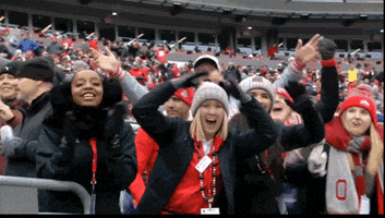 Ohio State Clapping GIF by Ohio State Athletics