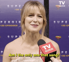 Melissa Benoist Singing GIF by TV Guide