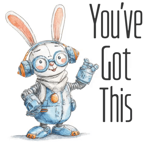 Bunny Motivation GIF