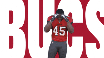 Tampa Bay Shrug GIF by Tampa Bay Buccaneers