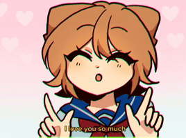 I Love You Cat GIF