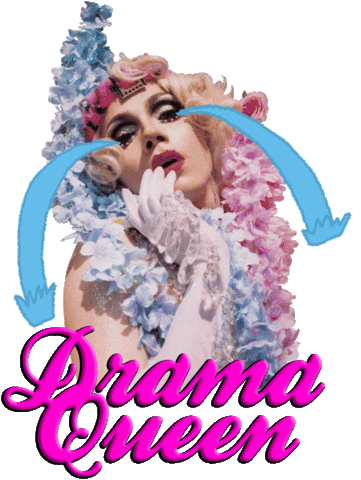 Queen Drama Sticker